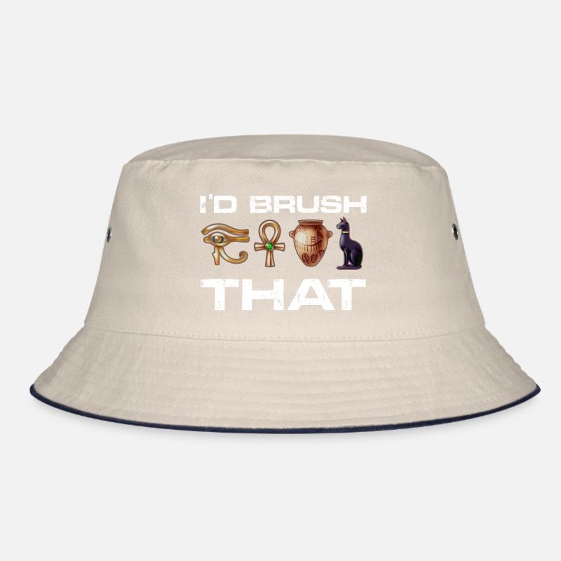 Id brush that Design for a archeology enthusiast Bucket Hat