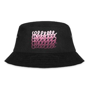 Pink - Bucket Hat - black - Front - Lela (165cm)
