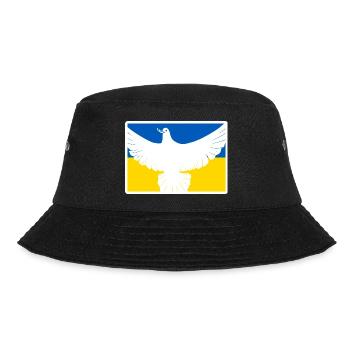Dove of Peace Ukraine Flag War - Bucket Hat - black - Front - Lela (165cm)
