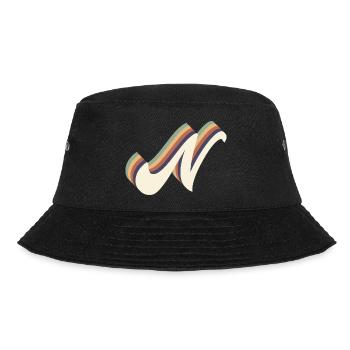 letter n - Bucket Hat - black - Front - Lela (165cm)