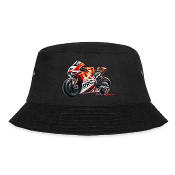 Zeigen Sie Ihren Stil mit unseren Motorradlogos - Bucket Hat - Schwarz - Vorne - Lela (165cm)