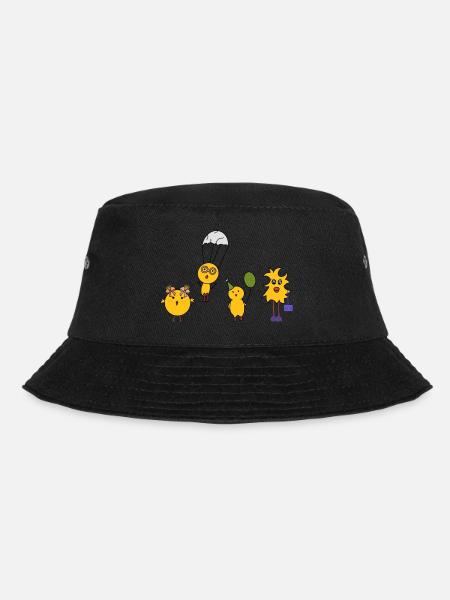 Osterküken - Bucket Hat - Schwarz