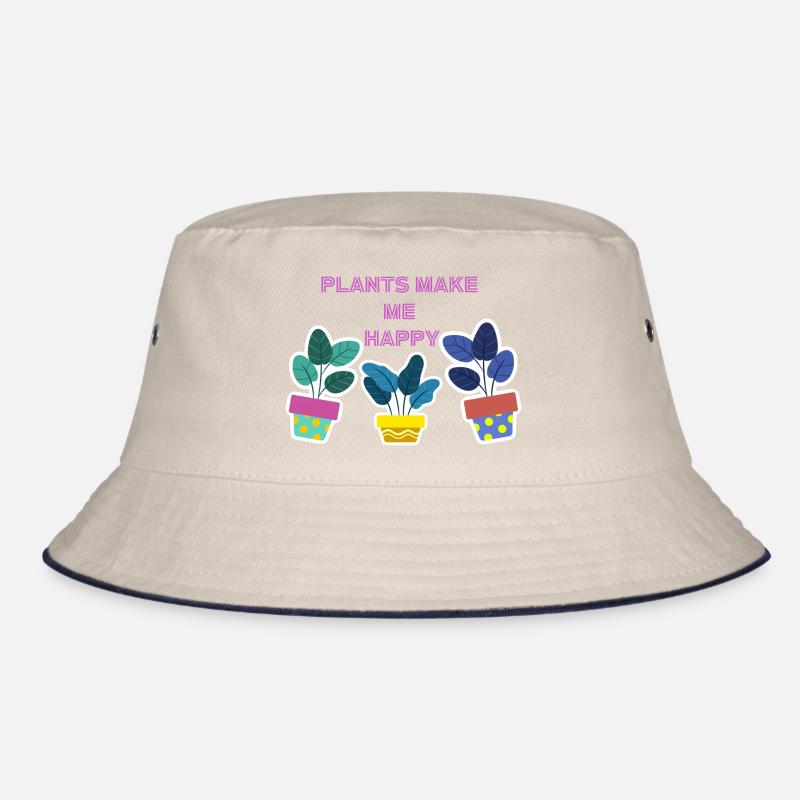 Plants make me happy Bucket Hat