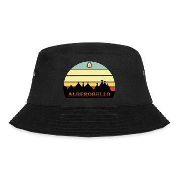 Alberobello trulli Apulien - Bucket Hat - Schwarz - Vorne - Lela (165cm)