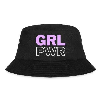 Girl Power Modern - Bucket Hat - black - Front - Lela (165cm)