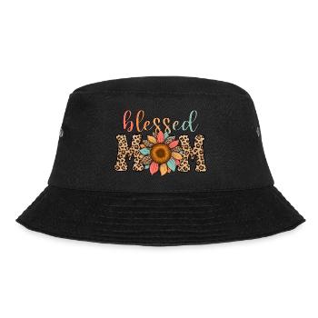 Mother's Day Vintage Mama/Mom 4 - Bucket Hat - black - Front - Lela (165cm)