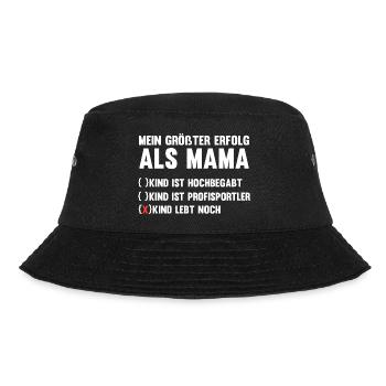 Mutter Muttertag Mama - Bucket Hat - Schwarz - Vorne - Lela (165cm)