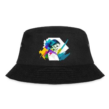 Bleib cool, Mädel - Bucket Hat - Schwarz - Vorne - Lela (165cm)