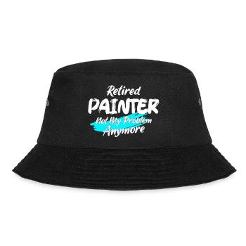 Retired Painter Not My Problem Anymore Job Profess - Bucket Hat - black - Front - Lela (165cm)