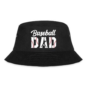 Baseball Dad Bekleidung Dad Baseball - Bucket Hat - Schwarz - Vorne - Lela (165cm)
