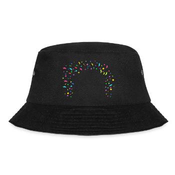 Geburtstag - Bucket Hat - Schwarz - Vorne - Lela (165cm)