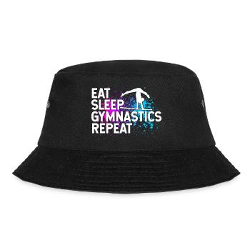 Turnen Turntrainer Gymnsatik Sportverein Sport Han - Bucket Hat - Schwarz - Vorne - Lela (165cm)