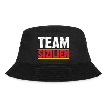 Sizilianer Sizilianisch Sizilien - Bucket Hat - Schwarz - Vorne - Lela (165cm)