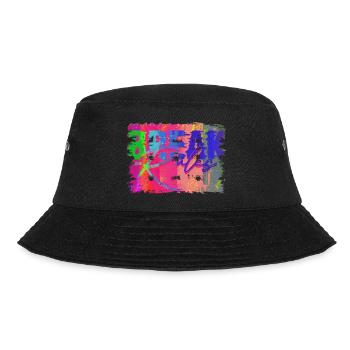 Vertraue niemandem, inspirierende Liebe, Motivation, Schwingungen - Bucket Hat - Schwarz - Vorne - Lela (165cm)