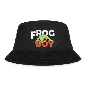 Red-eyed Coqui Frog Eleutherodactylus antillensis - Bucket Hat - Schwarz - Vorne - Lela (165cm)