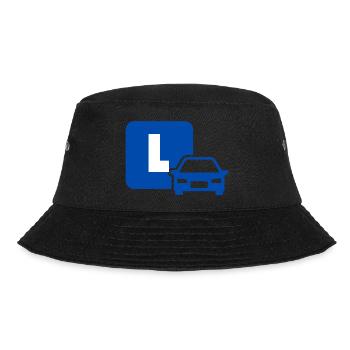 blaues L - Lili - Bucket Hat - Schwarz - Vorne - Lela (165cm)