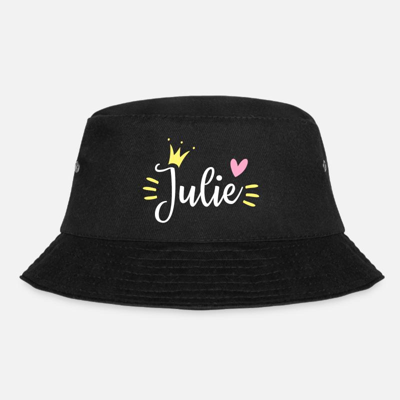 Couronne de prénom Julie - Bob - noir