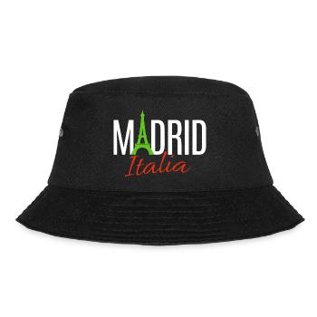 Egal ob Madrid oder Paris, Hauptsache Italien - Bucket Hat - Schwarz - Vorne - Lela (165cm)