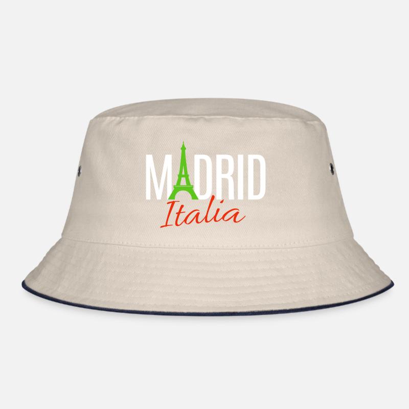 Egal ob Madrid oder Paris, Hauptsache Italien Bucket Hat