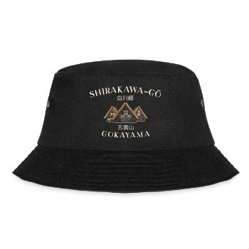 Dörfer Shirakawa-gō und Gokayama, Japan Welterbe - Bucket Hat - Schwarz - Vorne - Lela (165cm)