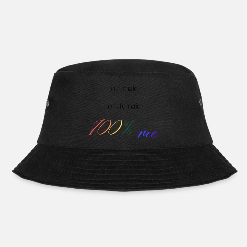 100% ich - Bucket Hat - Schwarz