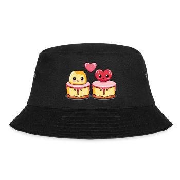 Cheesecake Couple Amour Coeur Saint Valentin - Bob - noir - Devant - Lela (165cm)