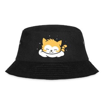 Baby Schlafende Katze - Bucket Hat - Schwarz - Vorne - Lela (165cm)