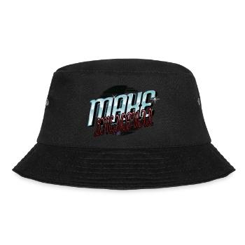 statement present idea present cool peace symbols - Bucket Hat - Schwarz - Vorne - Lela (165cm)
