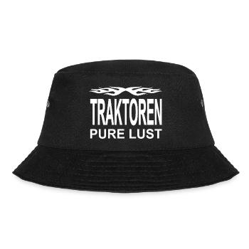 Traktor - Bucket Hat - Schwarz - Vorne - Lela (165cm)
