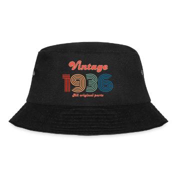 Jahrgang 1936 alle Originalteile - Bucket Hat - Schwarz - Vorne - Lela (165cm)