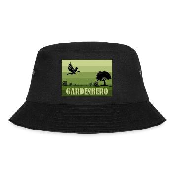 Retro/Vintage Male Garden Hero - Bucket Hat - black - Front - Lela (165cm)
