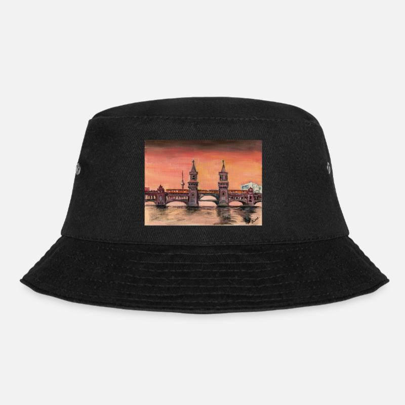Oberbaumbrücke - Bucket Hat - Schwarz
