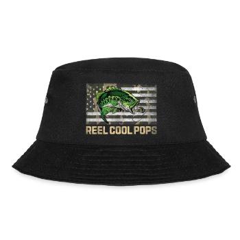 Moulinet Cool Pops Pêche Camo Drapeau Fête des Pères - Bob - noir - Devant - Lela (165cm)
