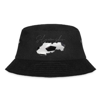 Slowakei Landkarte umrahmt echten Fußball SK - Bucket Hat - Schwarz - Vorne - Lela (165cm)