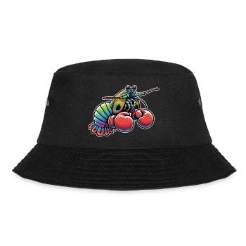 Mantis Shrimp Boxing Funny Mantis Shrimp - Bucket Hat - black - Front - Lela (165cm)