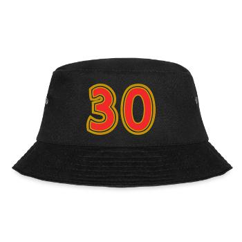 30. 30 YEARS. 30th ANNIVERSARY. 30 YEARS ANNIVERSARY. - Bucket Hat - black - Front - Lela (165cm)