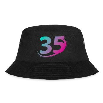 Number 35 multicolor - Bucket Hat - black - Front - Lela (165cm)