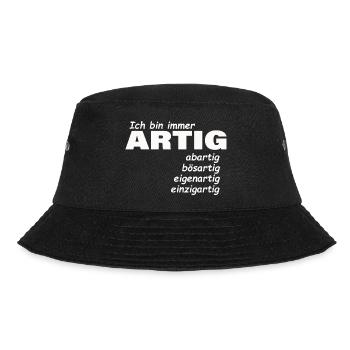 GOOD - Bucket Hat - black - Front - Lela (165cm)
