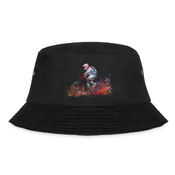 BMX Fahrer #sport #bike - Bucket Hat - Schwarz - Vorne - Lela (165cm)