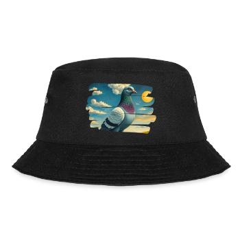 Sunrise Pigeon - Bucket Hat - black - Front - Lela (165cm)