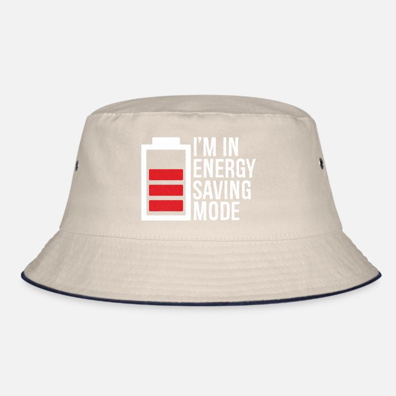 I'm in energy saving mode Bucket Hat