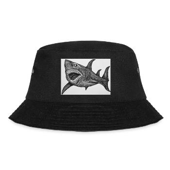 Dessin animé requin - Bob - noir - Devant - Lela (165cm)