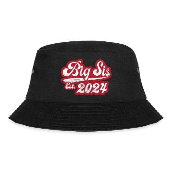 Big Sis Est 2024 - Bucket Hat - Schwarz - Vorne - Lela (165cm)