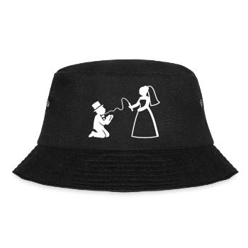 Jeunes mariés Couple marié Whip Mariage - Bob - noir - Devant - Lela (165cm)