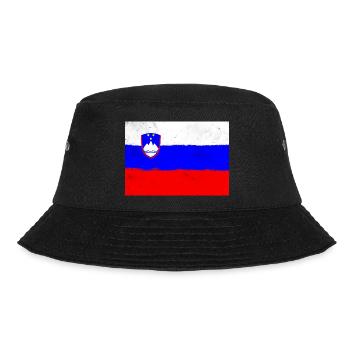 Flagge von Slowenien - Bucket Hat - Schwarz - Vorne - Lela (165cm)