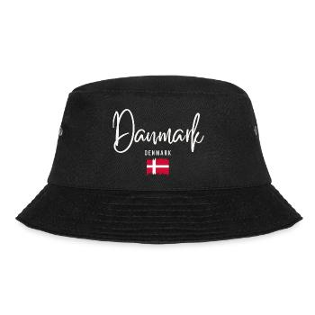 Danish roots, I love Denmark - Bucket Hat - black - Front - Lela (165cm)