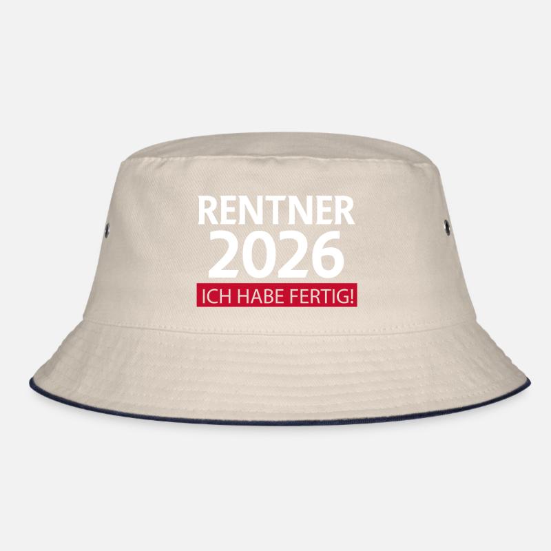 Pensioner 2026 Retirement Funny Bucket Hat