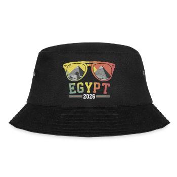 Egypt Vacation 2026 Pyramids - Bucket Hat - black - Front - Lela (165cm)