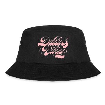 Delulu & Vibing - Bucket Hat - black - Front - Lela (165cm)