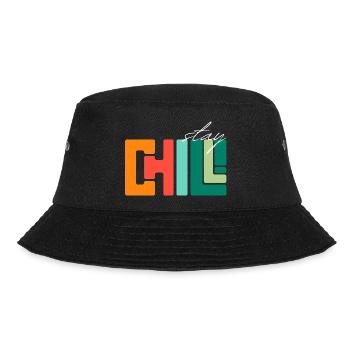Bleib cool - Bucket Hat - Schwarz - Vorne - Lela (165cm)